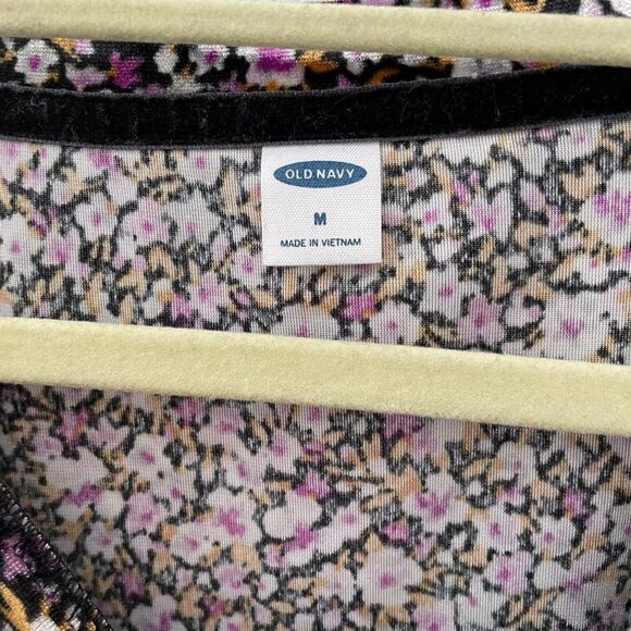 Velvet floral top - Picture 4 of 4